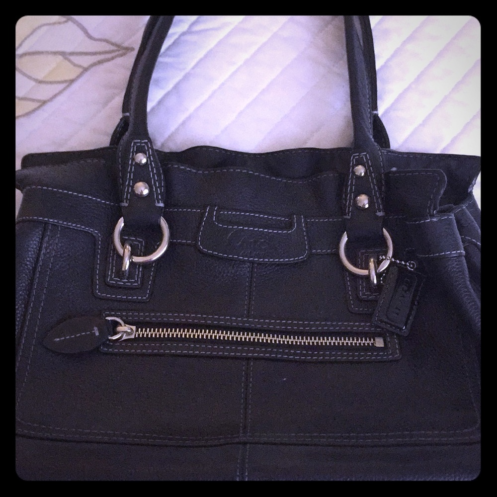 Black coach purse